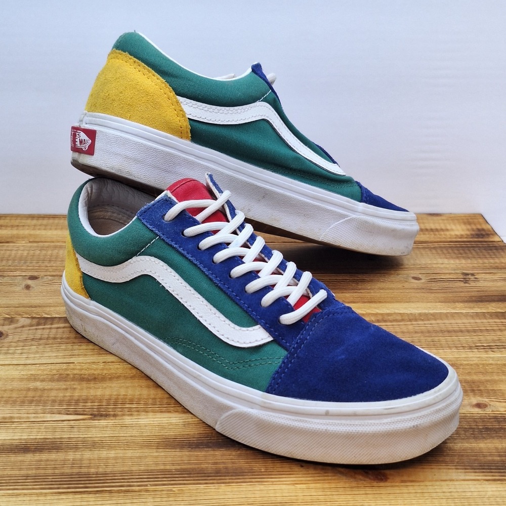 Vans Old Skool Yacht‎ Club Color Block Skate Shoes Sneakers Mens Size 6.5 Suede